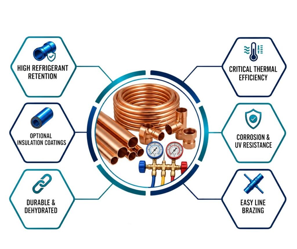How to calculate price for AC Copper Pipe ?