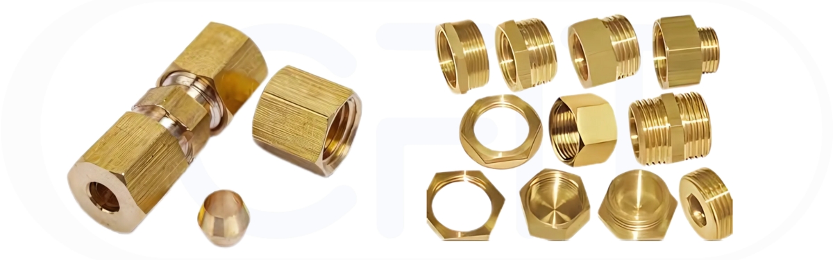 Brass Ferrule Compression Fittings