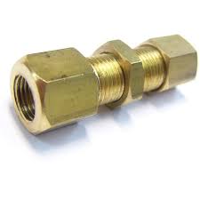 Brass Ferrule Bulkhead Compression Fittings