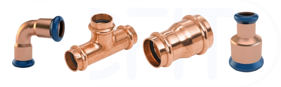Copper Press Fittings Manufacturer, Stockist and Supplier in India