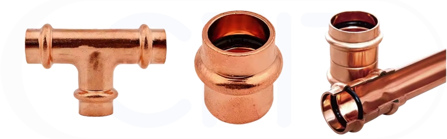 Copper Press Fittings Manufacturer, Stockist and Exporter in Mexico