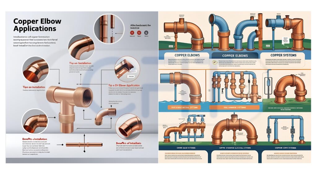 Copper Elbow Application Infographic Image