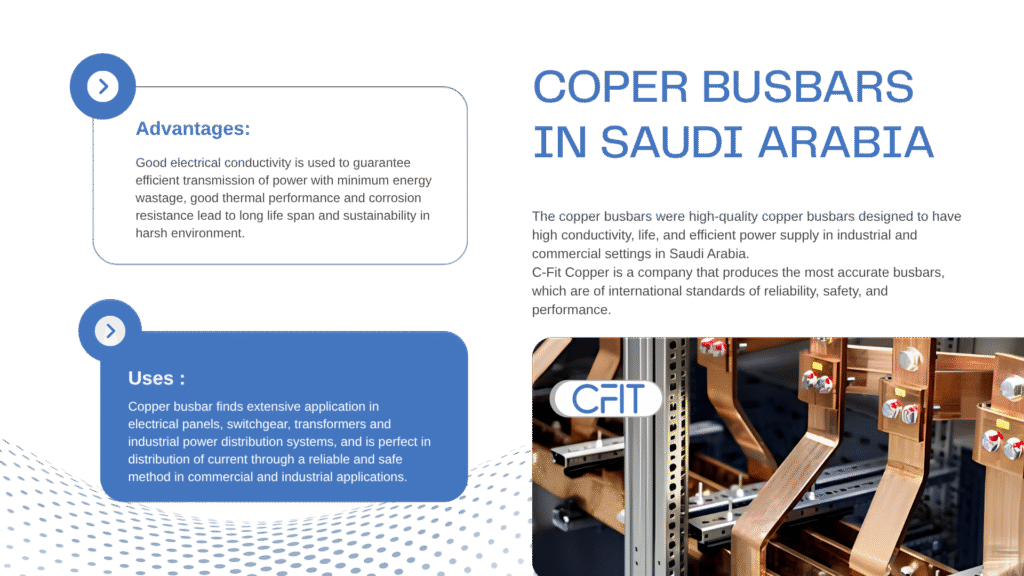 Copper Bus Bars Manufacturer and Exporter in Saudi Arabia