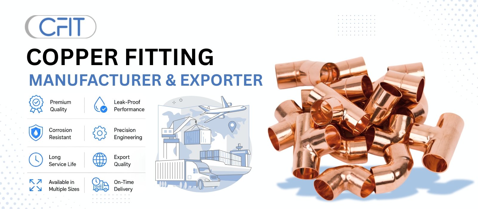 Copper Fittings Manufacturer and Exporter in Kenya